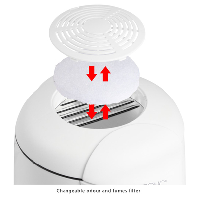Fritezë dhe set fondue Clatronic FFR 2916, 1L, termostat i rregullueshëm, e bardhë