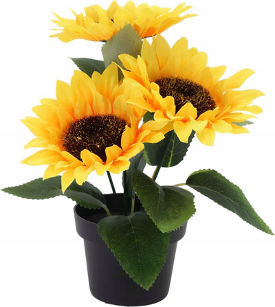 Bimë artificiale ProGarden me lulediell, 20 cm, shumëngjyrëshe
