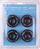 Rrota patinash Outrace PU, 64mm, 82A, set 4 copë, të zeza
