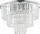 Llambadar tavani Nowodvorski Cristal, 56 cm, kristal, argjendt