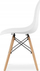 Set tavoline Adria me 4 karrige Osaka, 120x80cm, MDF dhe dru ahu, e bardhë