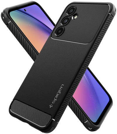 Mbrojtëse Spigen Rugged Armor për Samsung Galaxy A54 5G, e zezë