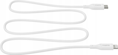 Кабел полнач Mophie Essentials, USB C во Lightning, 1m, 60W, бел