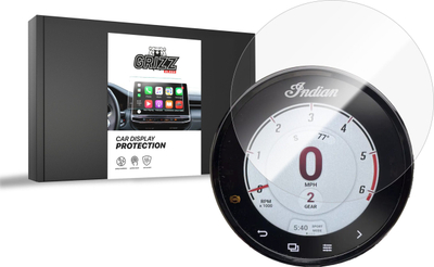 Mbështjellës ekrani motoçiklete GRIZZ Ceramic Film për Indian Scout 4", 2022–2024, transparent