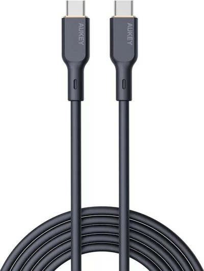 Kabllo USB Aukey CB-SCC101, USB-C në USB-C, 1 m, 100W, e zezë