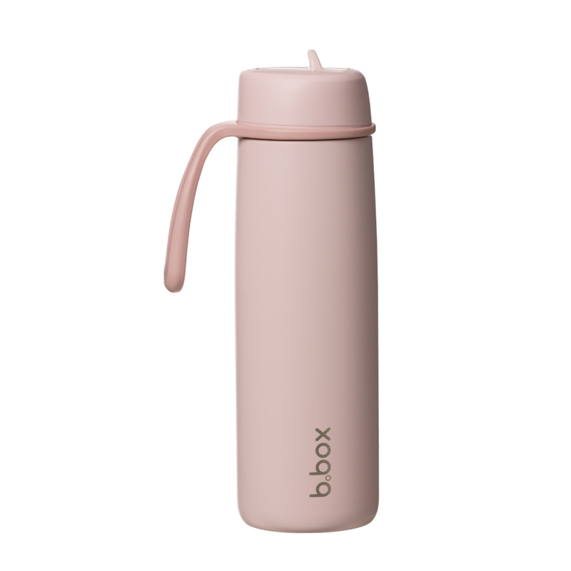 Shishe termike b.box Flip Top, 690ml, çelik inox, rozë blush crush