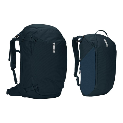 Çantë shpine udhëtimi Thule Landmark 60L, me daypack 20L, për goca, blu e errët