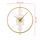 Orë muri MPM Quality Madrid E04.4490.80, e artë
