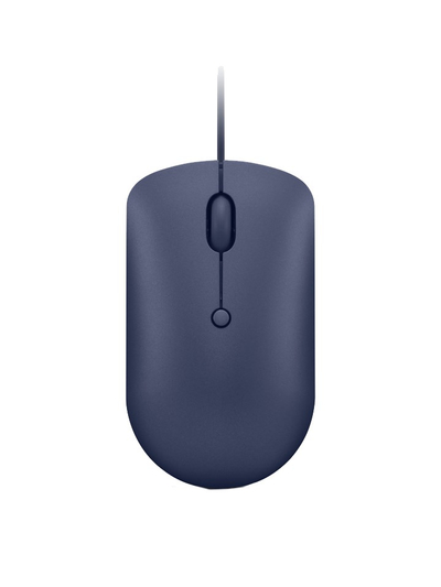 Maus Lenovo 540 USB C Wired Compact, optik 2400 DPI, blu