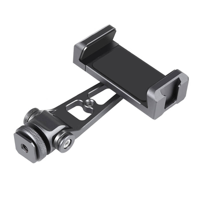 Mbajtëse telefoni Puluz PU3207B, rrotulluese 360°, montim universal 1/4", e zezë