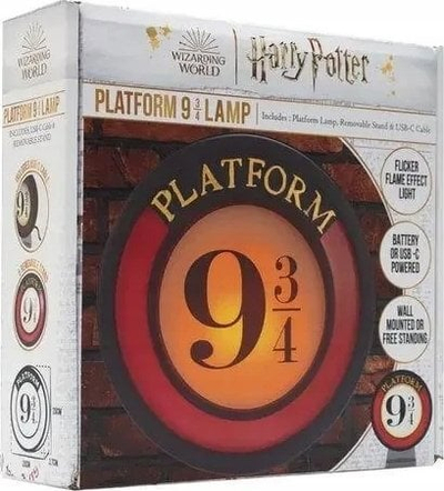 Dritë dekorative Paladone Harry Potter Platform 9 3/4, LED, mur dhe tavolinë, shumëngjyrëshe