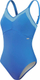 Kostum banje për goca Shaping Mesh Detail, njëpjesësh, me rrjeta transparente, blu