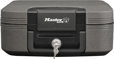 Kasje sigurie Master Lock Fire Water Chest, që s’e kap zjarri, s’e kap uji, e zezë