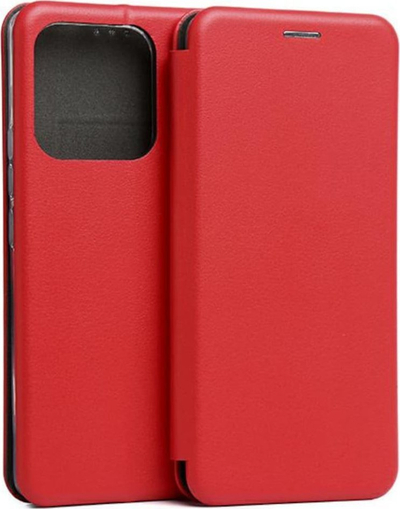 Mbulesë telefoni Beline Book Magnetic për Xiaomi Redmi Note 13 Pro+ 5G, tip portofol, e kuqe