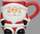 Filxhan keramik Feeric Lights & Christmas Father Christmas, 30cl, i kuq