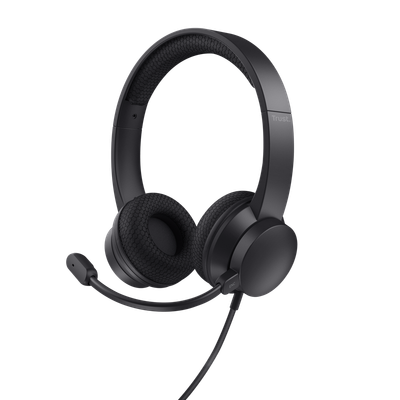 Kufje me kabllo Trust Ayda 25089, over ear, 1.8m, të zeza