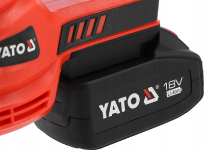 Fshesë me korrent pa kabllo YATO YT-85682, 18V 4Ah, thithje 9 kPa