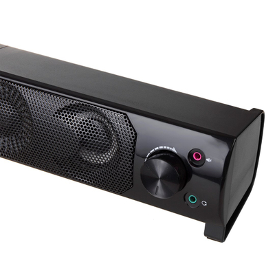 Altoparlantë kompjuterikë Audiocore AC955, soundbar USB, ndriçim RGB, i zi