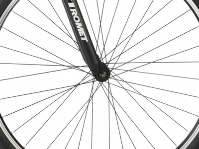 Biçikletë trekking Romet Orkan M Lite, 28", 21 marsh Shimano, e zezë