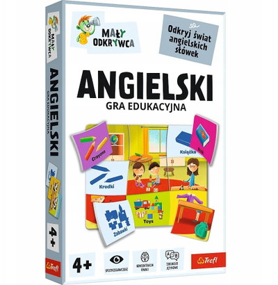 Lojë edukative Trefl Little Explorer English, për fëmijë, shumëngjyrëshe