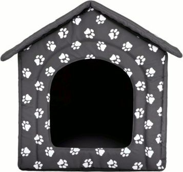 Shtëpizë qeni Hobbydog Kennel R3, material Codura, model me lule blu