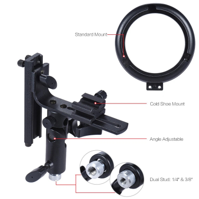 Mbajtës L-Bracket për blic Speedlight (Bowens)