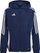 Xhaketë sportive për fëmijë Adidas Tiro 24 Jr IM8797, poliester i ricikluar, me kapuç, blu navy