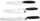 Set thika Fiskars 1016464, 3 copë, zezë