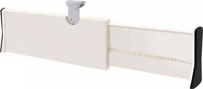 Ndarës sirtari pa markë, i zgjatshëm 27.5 44 cm, plastikë, i bardhë