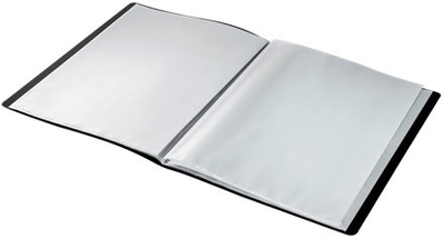 Dosje prezantimi Leitz Recycle, 20 xhepa A4, PP, e zezë