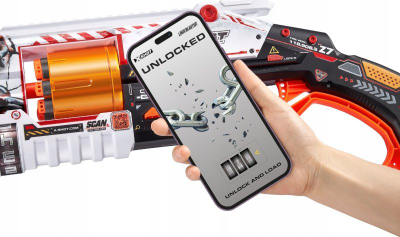 Armë lodër Zuru X-Shot Skins Lock Blaster, 16 darts, rreze 30 m, me ngjyra