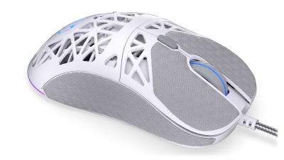 Maus gaming Endorfy LIV, me kabllo, 12000 DPI, i bardhë Onyx