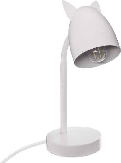 Lampë tavoline Atmosphera 158756B, 31cm, sokëll E14, e bardhë