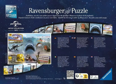 Puzzle Ravensburger Jaws, 1000 pjesë, për të rritur, shumëngjyrësh