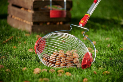 Mbledhës frutash WOLF-Garten Multi-Star Speed Picker, për fruta dhe arra, i kuq