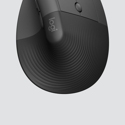 Maus ergonomik vertikal Logitech Lift, pa tela, 4000 DPI, i zi