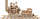 Set ndërtimi druri EWA Eco-Wood-Art Lokomotivë, model mekanik, me motor gome, natur