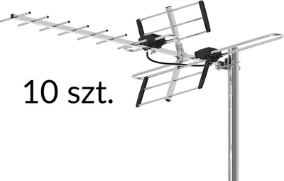 Antena DVB T Blow 21 054, VHF UHF, MUX1 MUX8, paketim 10 copë