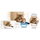 Smartwatch Gravity GT2 5, ekran 1.28" IPS, IP67, rozë gold me rrip gri