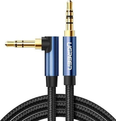 Kabllo audio Ugreen 60180, Jack 3.5mm me Jack 3.5mm, 1.5m, e zezë