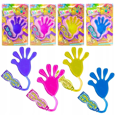 Lodër slime Mix Sticky Rubber Paw, gome ngjitëse, fleksibël, ngjyrë e rastësishme
