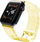 Рака за Apple Watch 42/44mm, проѕирен TPU, компатибилен со Series 2 3 4 5 6 SE, жолт