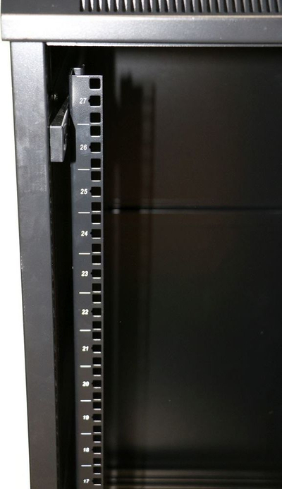 Кабинет рек стоечки ExtraLink 19" 27U EX.11366, метален, со стаклена врата