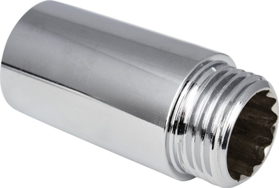 Zgjatues kromi Hydroland ŁC.PRZ.1/2-30, 1/2", 30mm, argjend