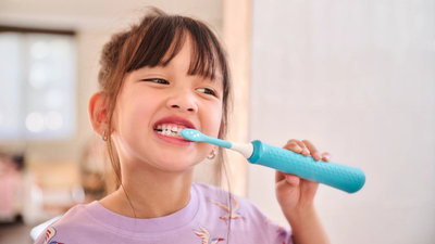 Koka zëvendësuese furçe dhëmbësh Philips Sonicare for Kids HX6042/90, standard 7+, set 2 copë, shumëngjyrëshe