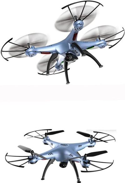 Дрон R/C Syma X5HW, FPV Ви-Фи, со камера, син