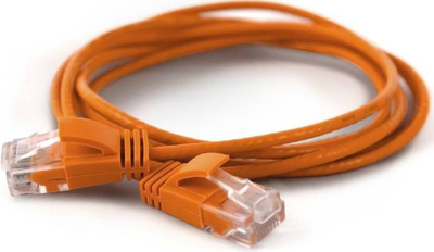 Kabllo rrjeti Wantec WW Patch Cable, Cat6a, 0.25 m, portokalli