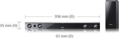 Soundbar Samsung HW-C450, 2.1, црна боја