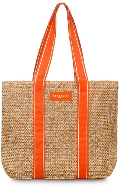 Çantë plazhi Lancaster Sun Beach, material tekstil, portokalli