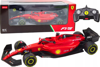 Makinë garash me pult Ferrari F1-75, shkallë 1:18, 31.5cm, e kuqe
